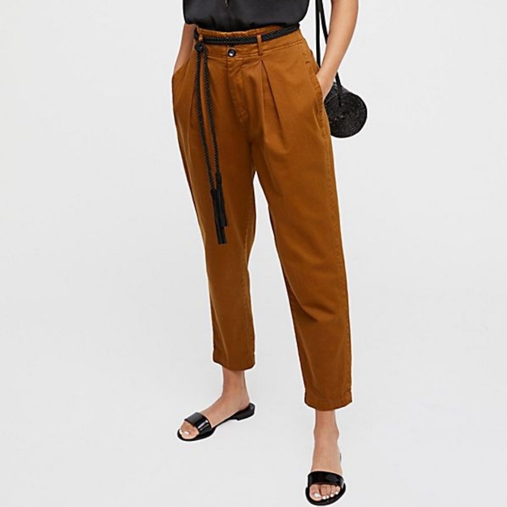 NWT free people High-Waisted ‘90s Peg Pant